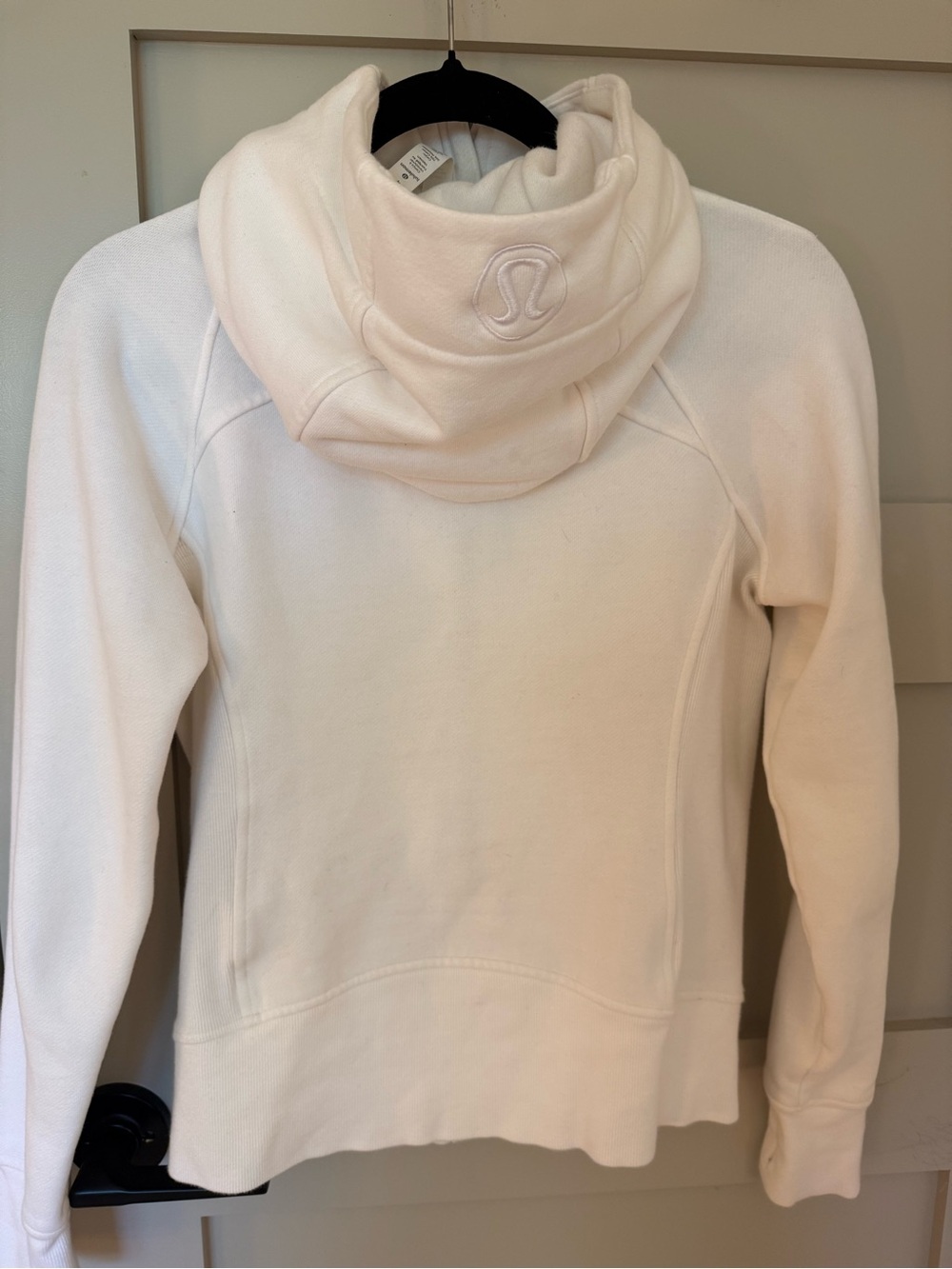Lululemon Scuba Full Zip Hoodie White 4 - Picture 5 of 5